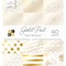 DCWV® 6" x 6" White with Gold Foil Single-Sided Cardstock Stack, 40 Sheets